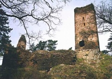 Dnes už jen zřícenina původně gotického hradu.