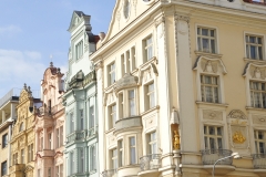 Plzeň roh náměstí Republiky a Rigerova ulice