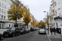 Ulice ve čtvrti Notting Hill.
